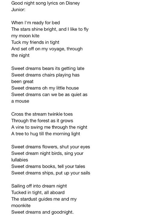 sweet sweet dreams lyrics